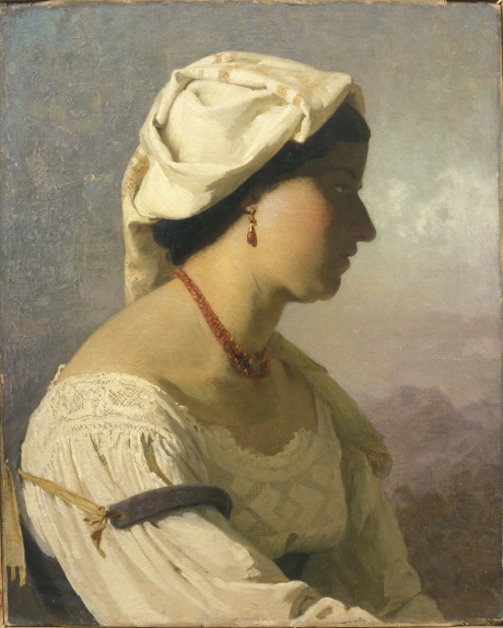 Portrait of an Italian woman, 1862, Johann Köler