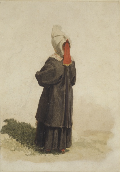 Hiiu naine, 1863, Johann Köler