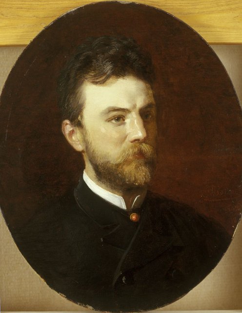 Mehe portree (A. Kyni portree), 1886, Johann Köler