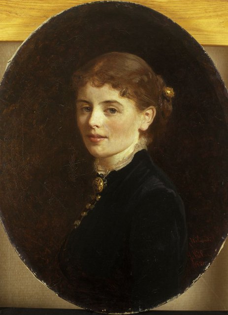 Daami portree, 1881, Johann Köler