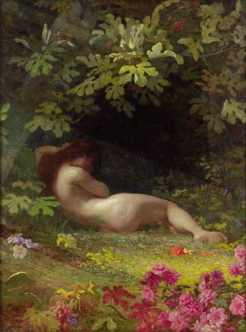 Eve after Falling into Sin, 1883, Johann Köler