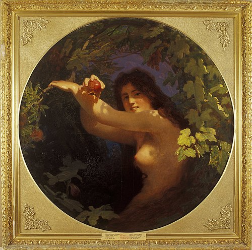Eeva granaatõunaga, 1880, Johann Köler