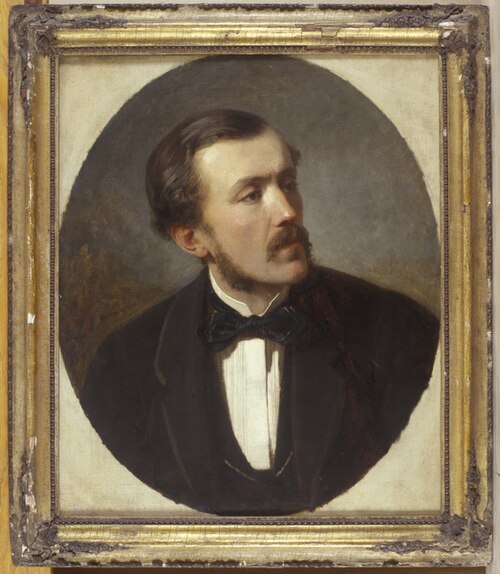 Mehe portree, 1864, Johann Köler