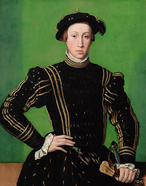 Portrait of Emperor Maximilian II (1527-1576), 1544, William Scrots