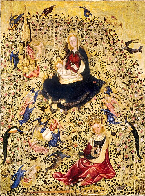 La Vierge au jardin de roses, 1420, Stefano da Verona