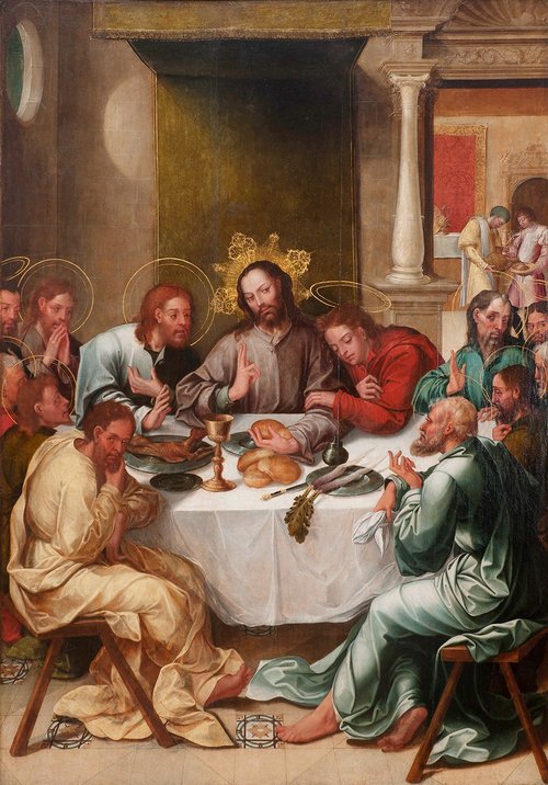 Última Ceia, 1600, Gregório Lopes