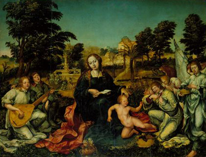 The Virgin, the Child and Angels, 1537, Gregório Lopes