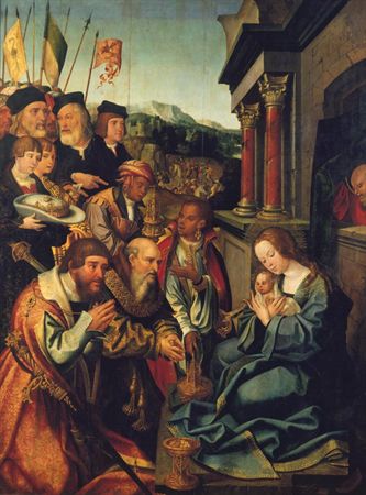 Adoração dos Reis Magos, 1520, Gregório Lopes