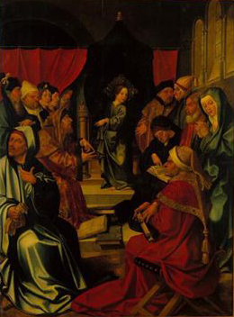 Menino Jesus entre os Doutores, 1520, Gregório Lopes