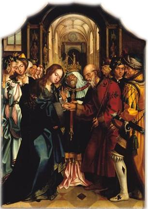 Casamento da Virgem, 1527, Gregório Lopes