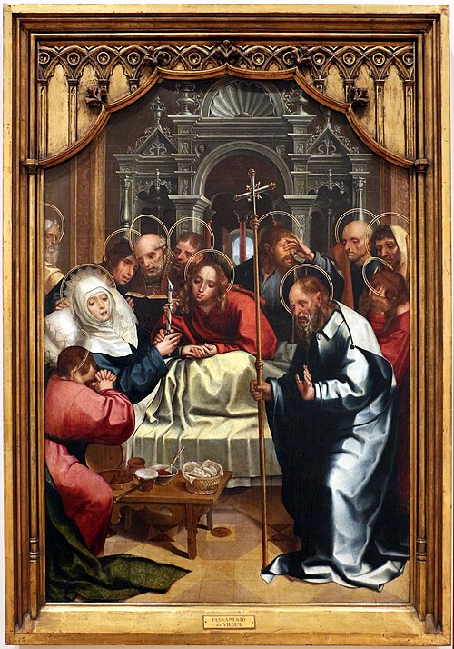 Morte da Virgem, 1527, Gregório Lopes