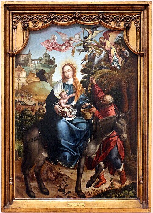 Fuga para o Egipto, 1527, Gregório Lopes