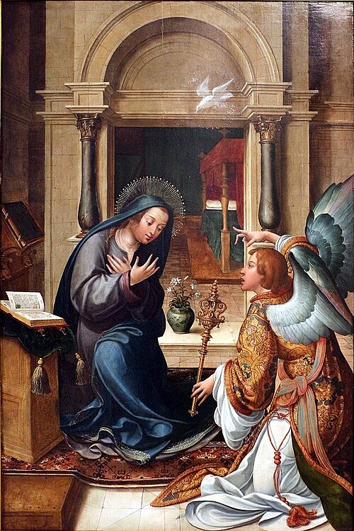 Anunciação, 1535, Gregório Lopes