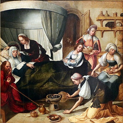Birth of the Virgin Mary, 1530, Gregório Lopes