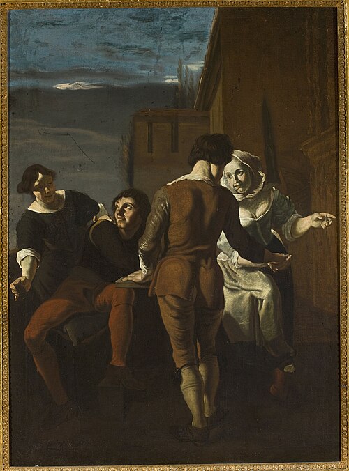 Two Couples in front of a Building, , Jacob Ochtervelt