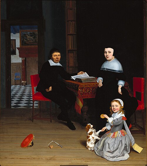 Portrait of a Family, 1663, Jacob Ochtervelt