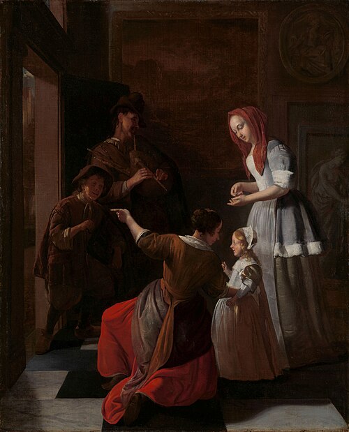 Les Joueurs, 1671, Jacob Ochtervelt