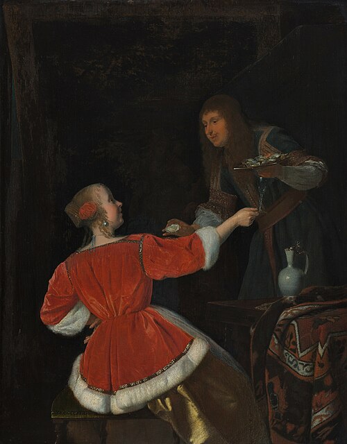 The oyster meal, 1667, Jacob Ochtervelt