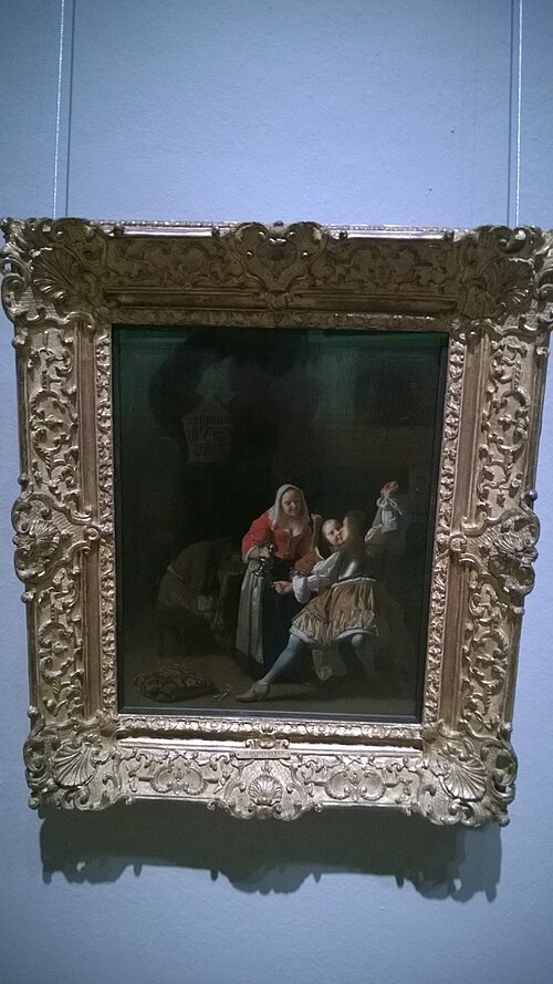The Embracing Cavalier, 1662, Jacob Ochtervelt