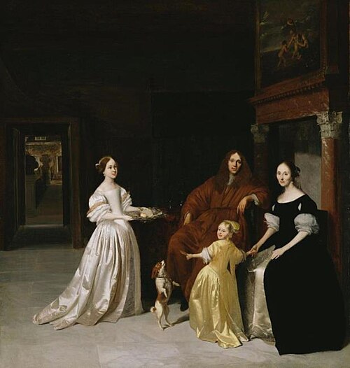 Portrait of a Family, 1670, Jacob Ochtervelt