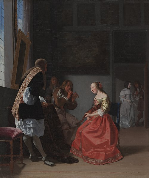 A Musical Company, 1668, Jacob Ochtervelt