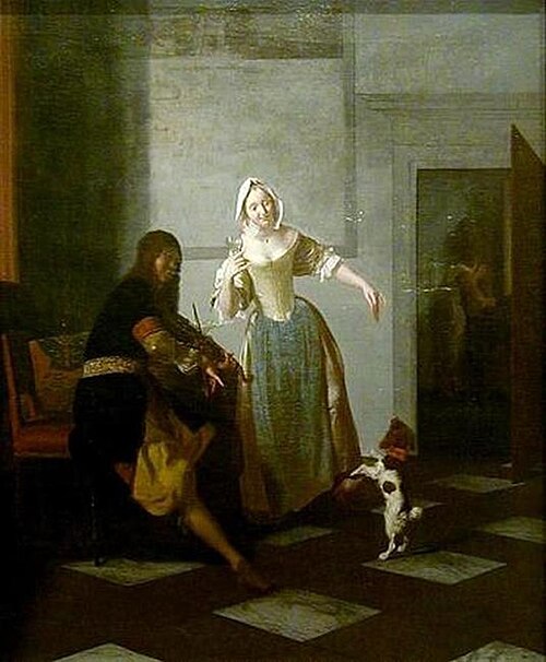 The Dancing Dog, 1669, Jacob Ochtervelt