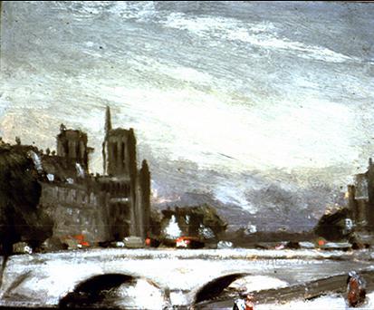 Notre Dame and the Seine, 1900, Robert Henri