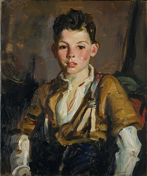 The Fisherman's Son: Thomas Cafferty, 1925, Robert Henri