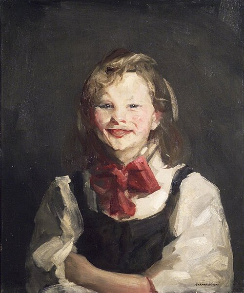 Laughing Girl, 1910, Robert Henri