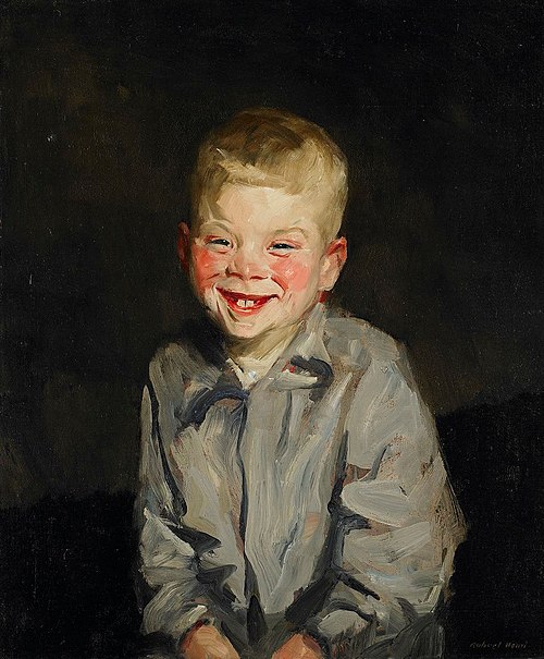 The Laughing Boy (Jopie van Slouten), 1910, Robert Henri
