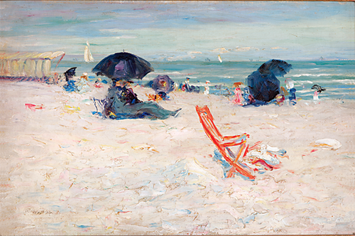 Beach at Atlantic City, 1893, Robert Henri
