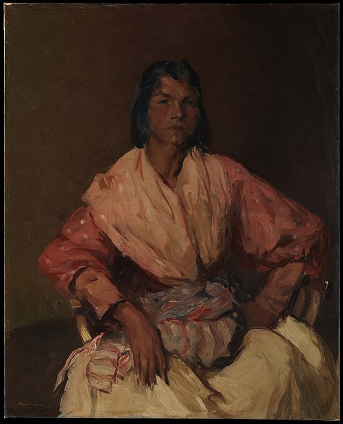 The Spanish Gypsy, 1912, Robert Henri