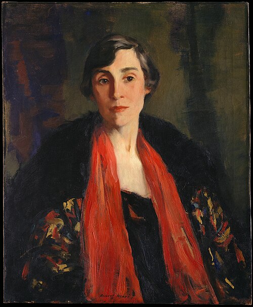 Mary Fanton Roberts, 1917, Robert Henri
