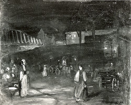Paris Night, 1898, Robert Henri