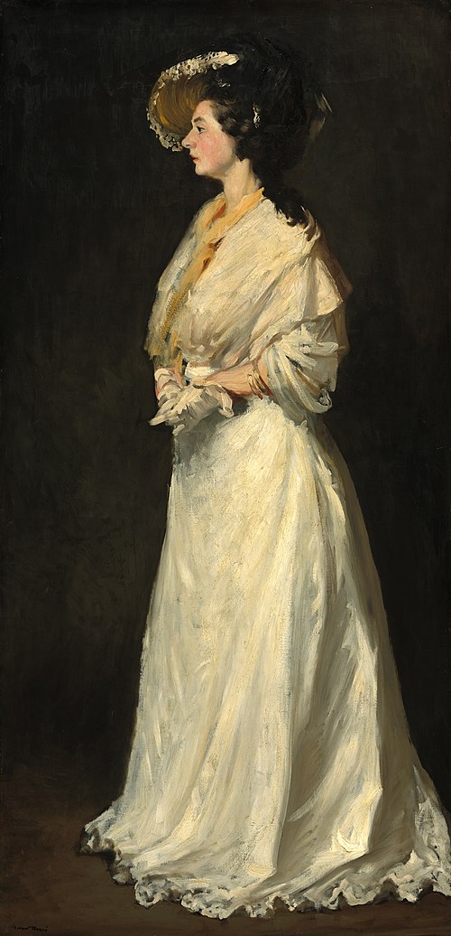 Young Woman in White, 1904, Robert Henri