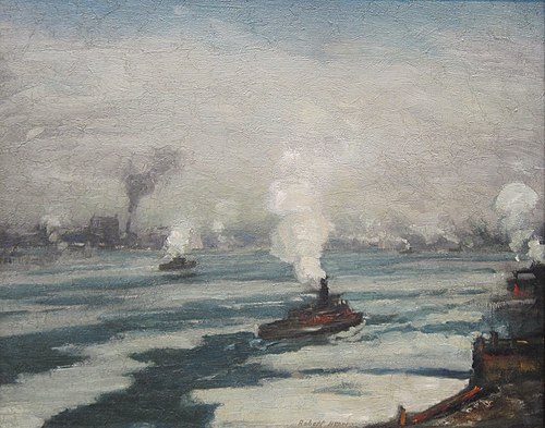 Ice Floe, 1902, Robert Henri