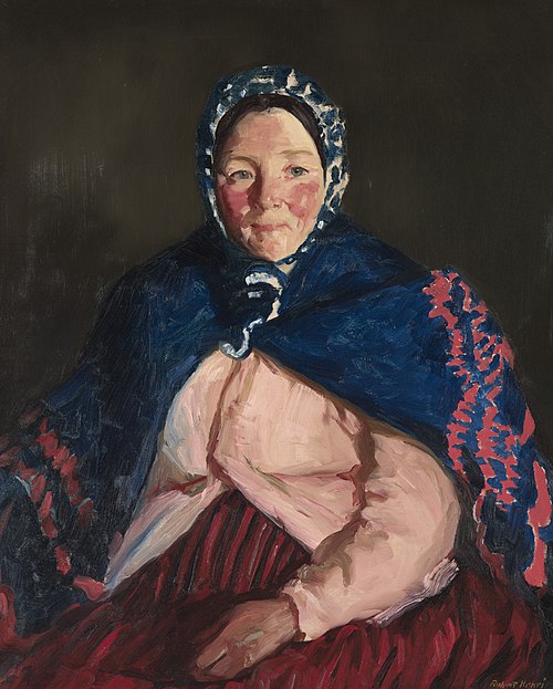 Old Johnnie's Wife, 1913, Robert Henri