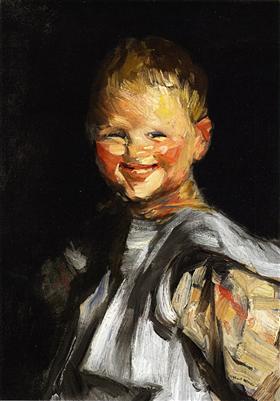 Laughing Child, 1907, Robert Henri