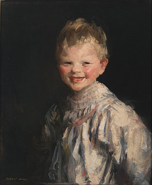 Laughing Child, 1907, Robert Henri