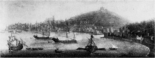 Vue de Naples, 1712, Caspar van Wittel