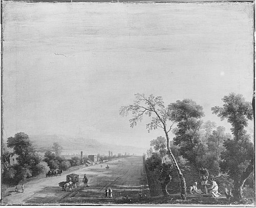 Italienische Landstraße, 1694, Caspar van Wittel