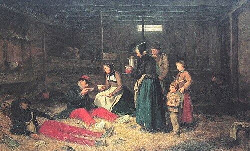 Die Bourbakis, 1871, Albert Anker