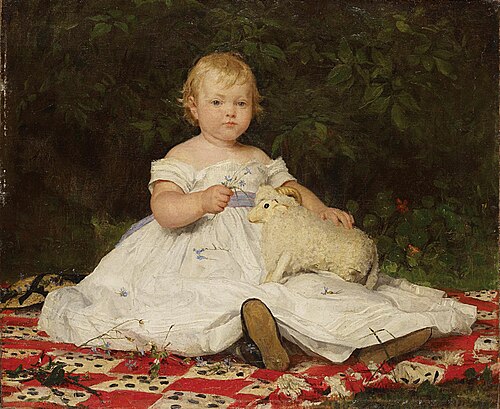 Bildnis Emilie Weiss, 1868, 1868, Albert Anker