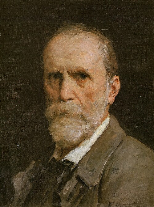 Selbstporträt, 1908, Albert Anker