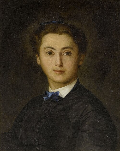 Bildnis Therese von Wyttenbach-von Fischer, 1869, Albert Anker