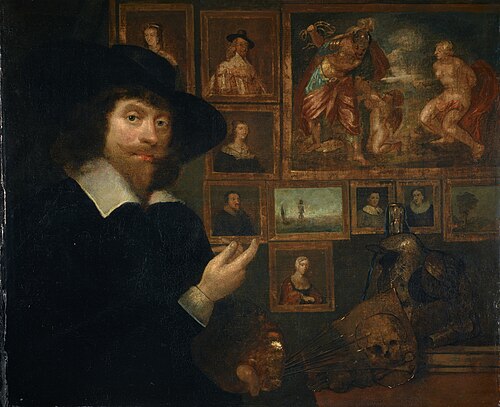 George Jamesone, 1589 / 1590 - 1644. Portrait painter (Self-portrait), 1642, George Jamesone