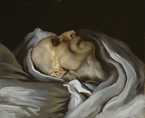 Study of the Head of a Corpse, 1824, Charles-Émile Callande de Champmartin