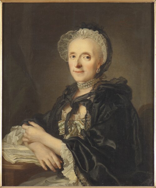 Mrs Kristina Magdalena Wargentin, 1769, Lorens Pasch le jeune