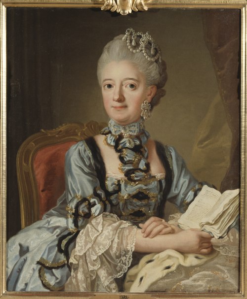 Lovisa Ulrika, 1720-1782, prinsessa av Preussen, drottning av Sverige, 1768, Lorens Pasch le jeune