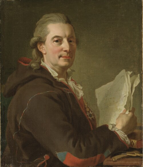 Fredrik Henrik af Chapman (1721-1808), admiral, shipbuilding master, 1778, Lorens Pasch le jeune